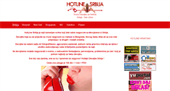 Desktop Screenshot of hotlinesrbija.net